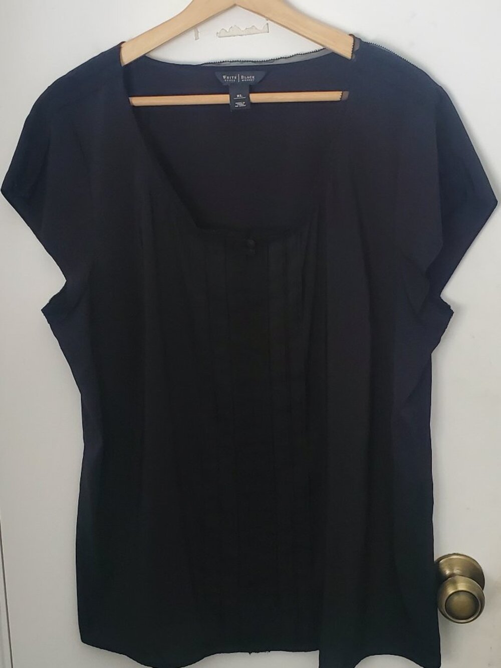 White House Black Market Scoop Neck Top Women's Size XL